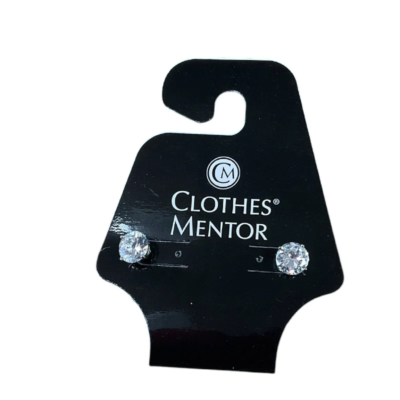 cubic zirconia earrings for women -Earrings Stud By Clothes Mentor