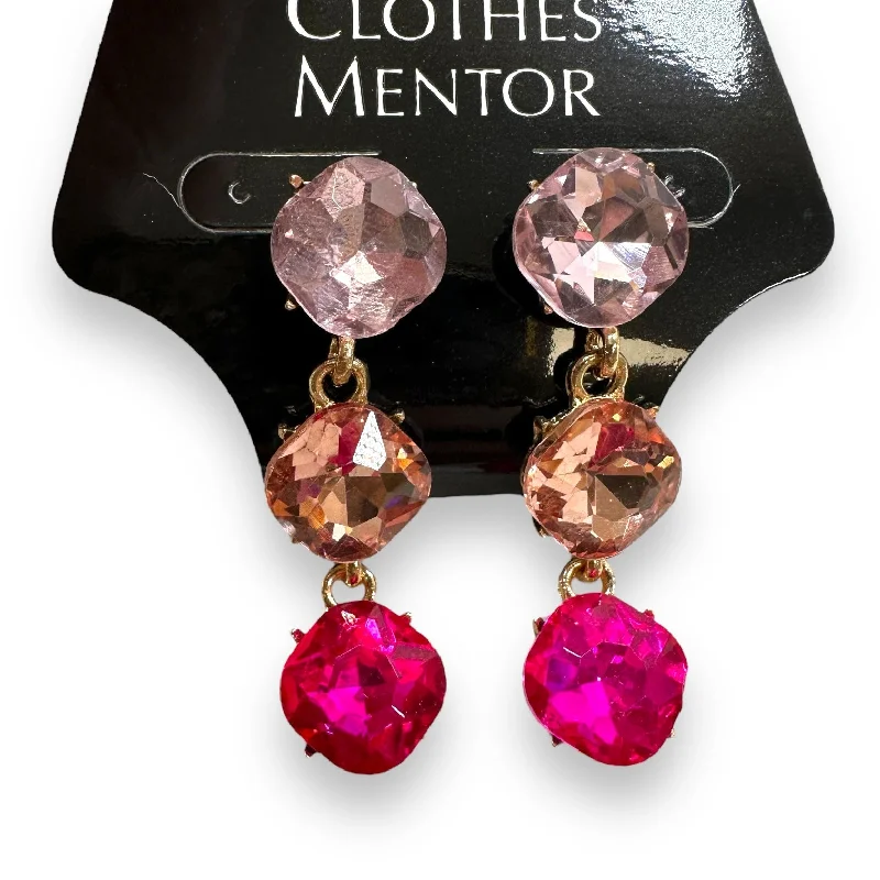 simple diamond earrings -Earrings Dangle/drop By Clothes Mentor