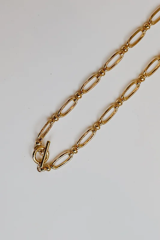 handmade necklaces for women -FINAL SALE - Bethany Gold Chain Necklace