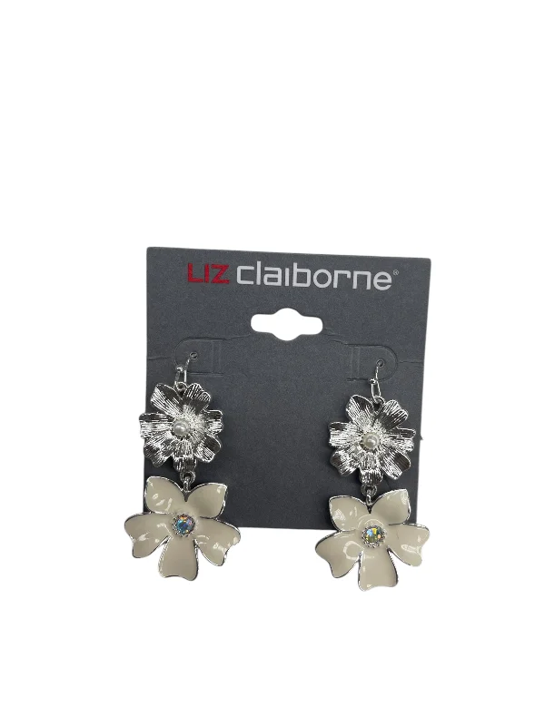 diamond stud earrings for women -Earrings Dangle/drop By Liz Claiborne