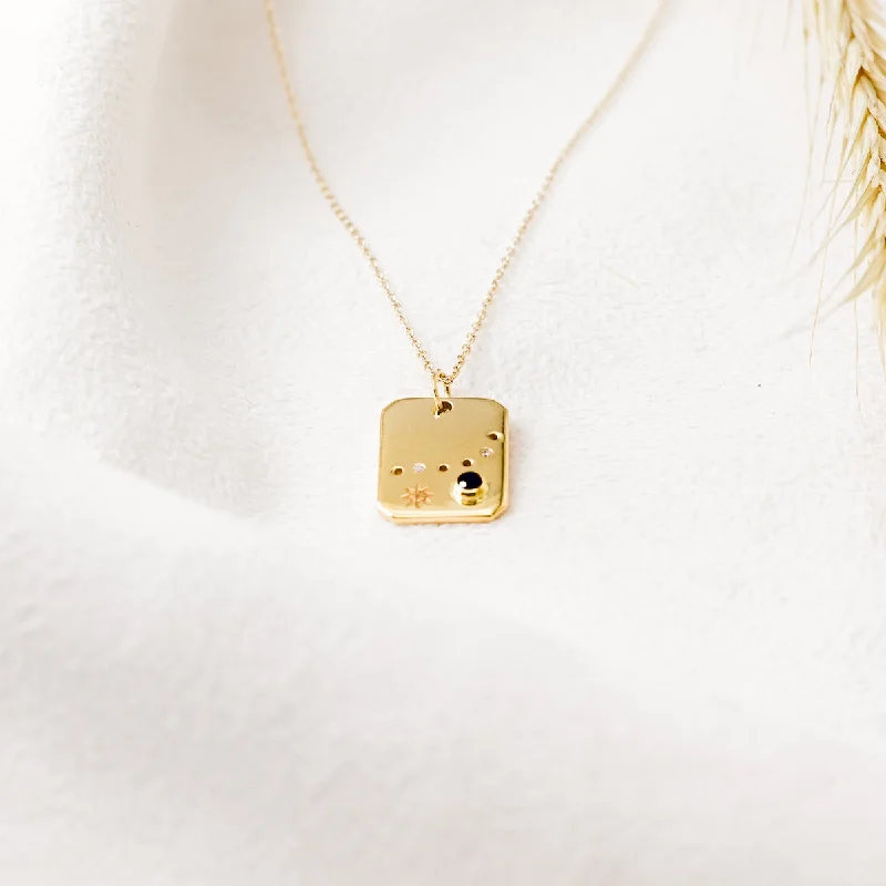 vintage bridal necklaces for women -CAPRICORN ZODIAC CONSTELLATION NECKLACE