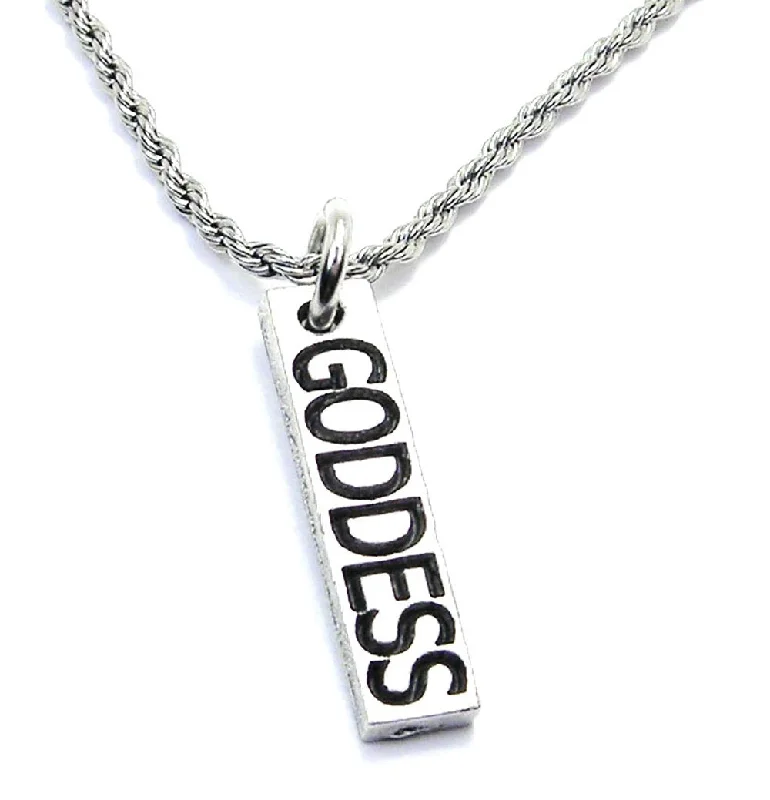 romantic necklaces for women -Goddess Single Charm Necklace