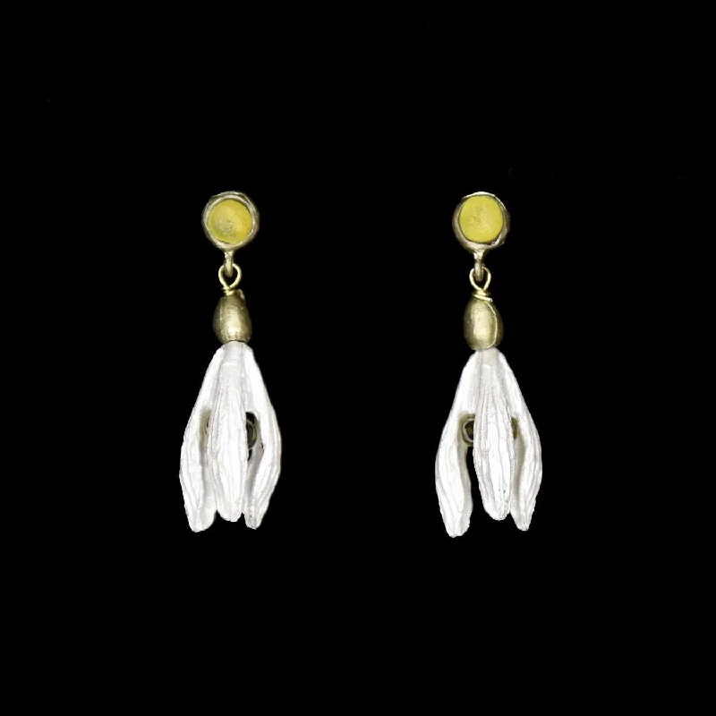 elegant earrings for women -Snowdrops Earrings - Post