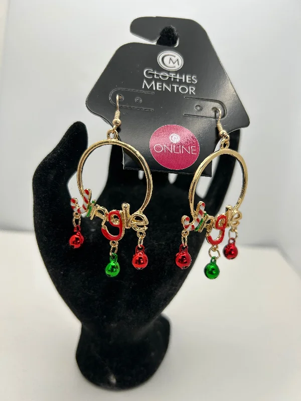 fancy earrings for women -Earrings Dangle/drop By Clothes Mentor