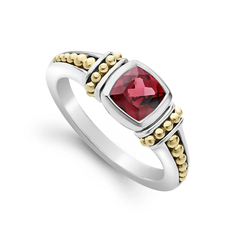 double band rings for women -Rittenhouse Rhodolite Garnet Ring