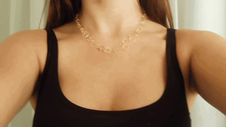 trendy pendant necklaces for women -36" Gold Fill Chain Link Necklace