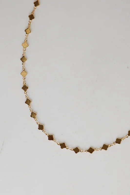 vintage gold necklaces for women -Victoria Gold Chain Necklace