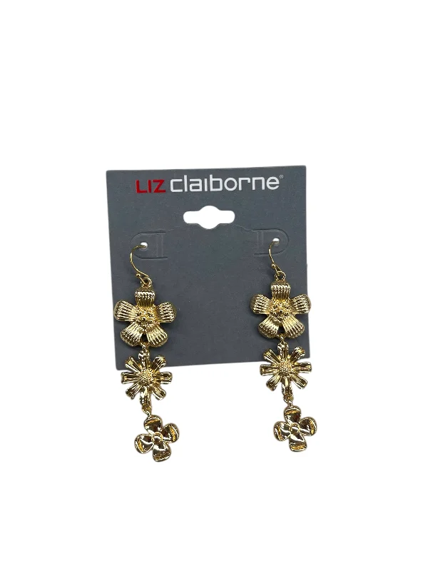 big hoop earrings for women -Earrings Dangle/drop By Liz Claiborne