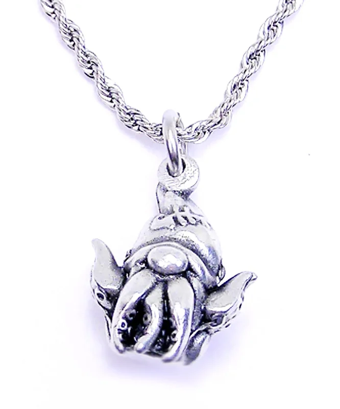 custom pendant necklaces for women -Kraken Gnome Single Charm Necklace