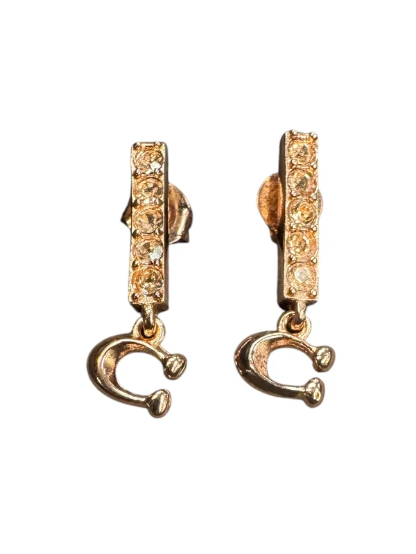 elegant dangle earrings -Earrings Other By Coach