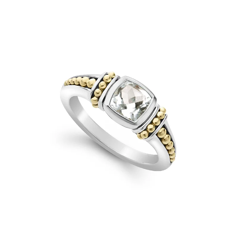 gold wedding bands for women -Rittenhouse White Topaz Ring