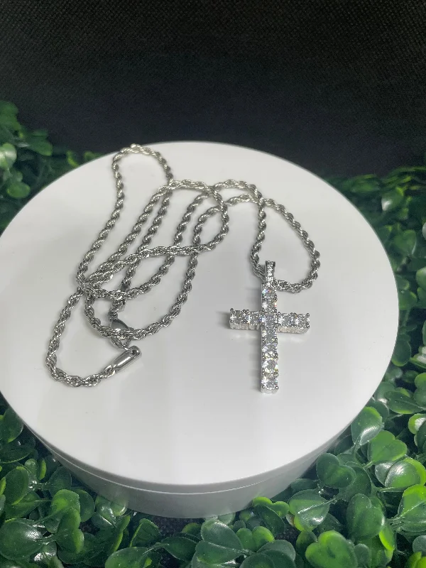 short necklaces for women -Men cross necklaces