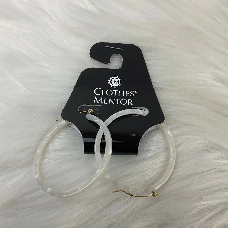 fashion earrings for women -Earrings Hoop By Clothes Mentor