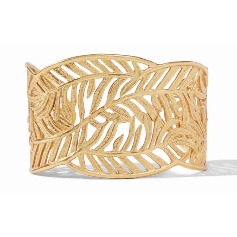 infinity bracelets for women -Julie Vos Fern Cuff Gold