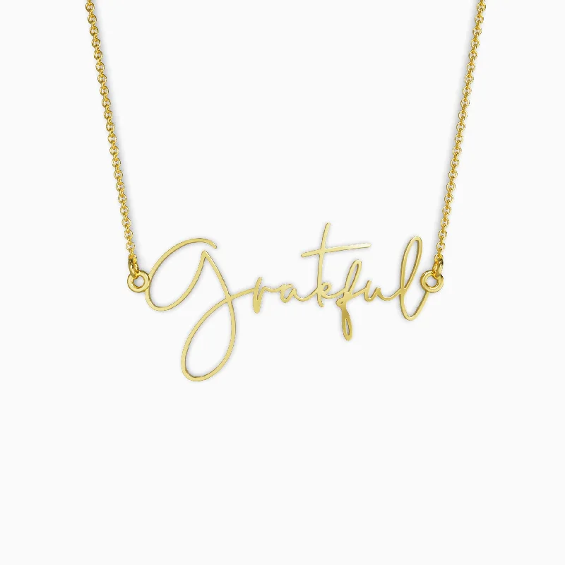 birthstone pendant necklaces -Grateful Intention Necklace