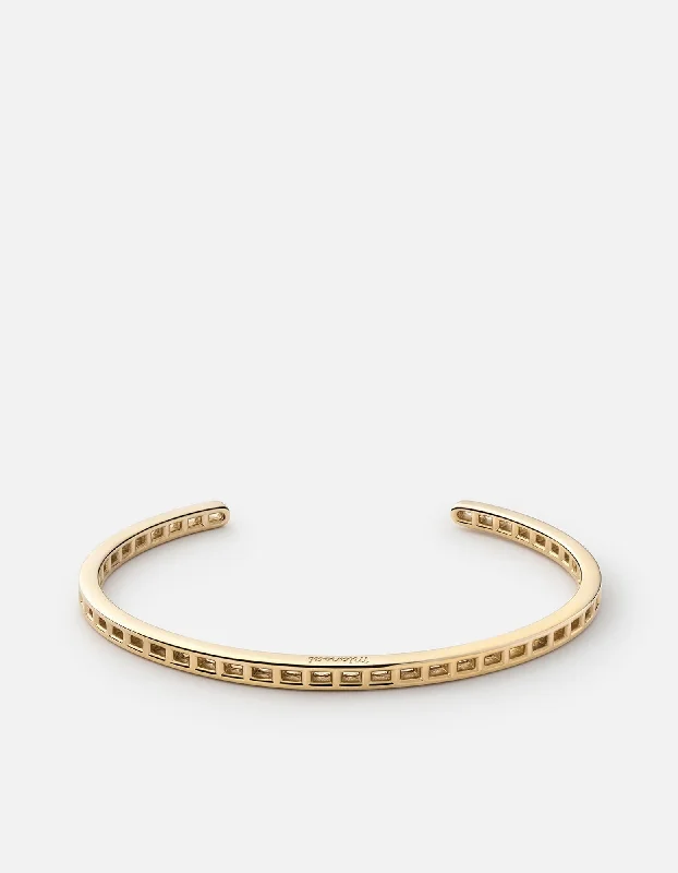 luxury fashion bracelets -Rector Cuff, Gold