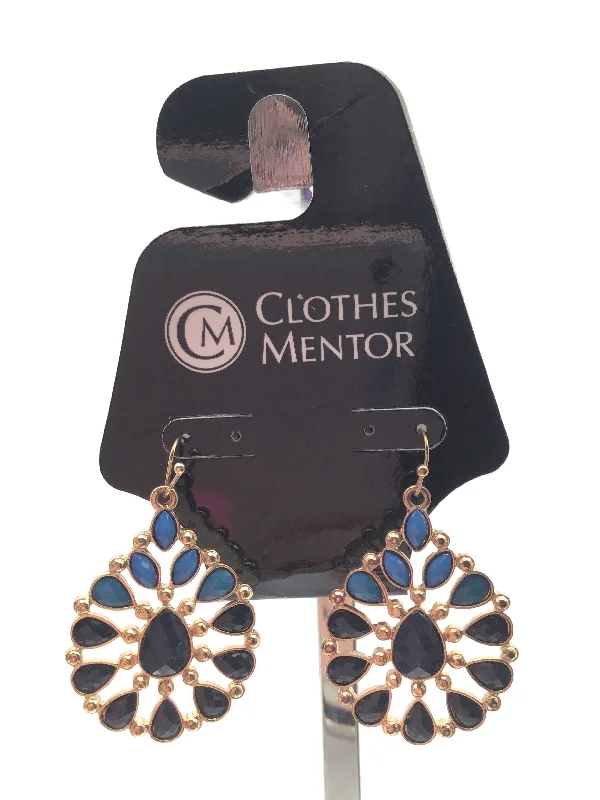 modern earrings for women -Earrings Dangle/drop By Clothes Mentor