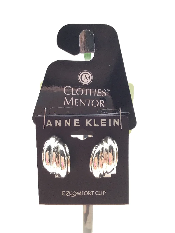 gold earrings for women -Earrings Clip By Anne Klein