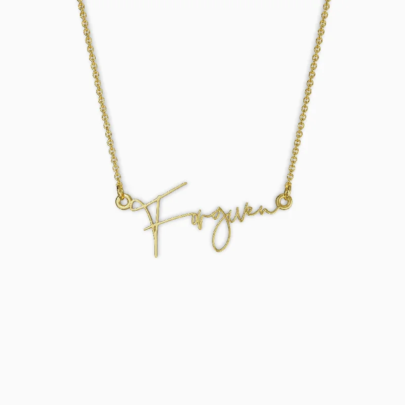 romantic necklaces for women -Forgiven Intention Necklace