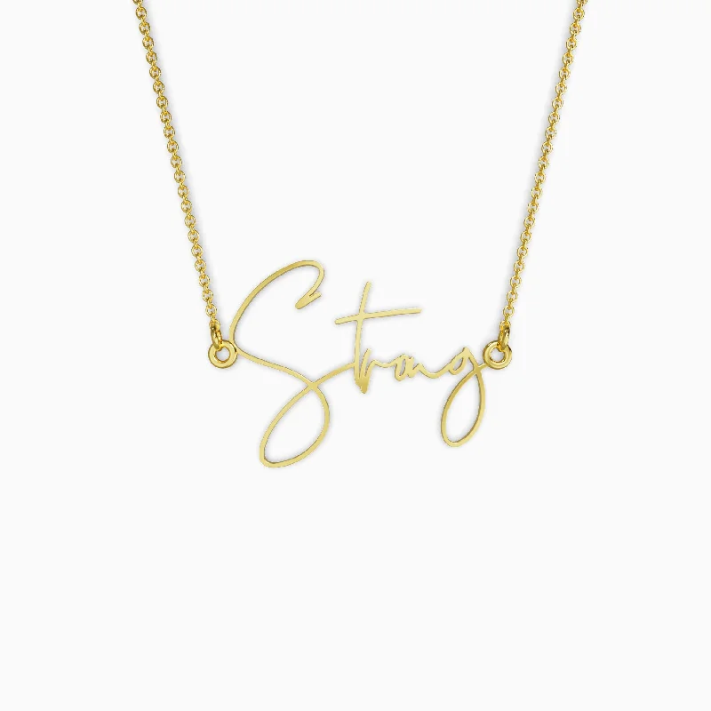 trendy necklaces for women -Strong Intention Necklace