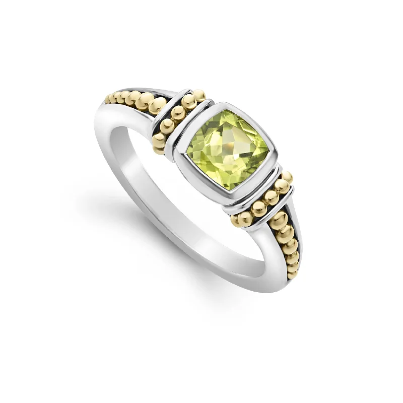 sapphire rings for women -Rittenhouse Peridot Ring