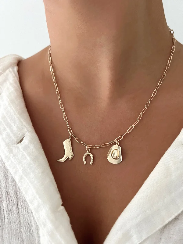 long chain necklaces for women -COWGIRL PARTY NECKLACE