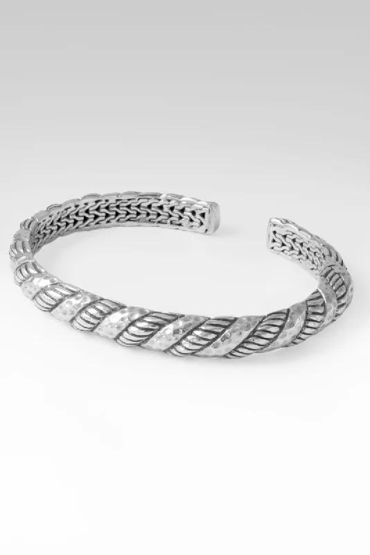 diamond bangles for women -Guidance Cuff™ in Hammered