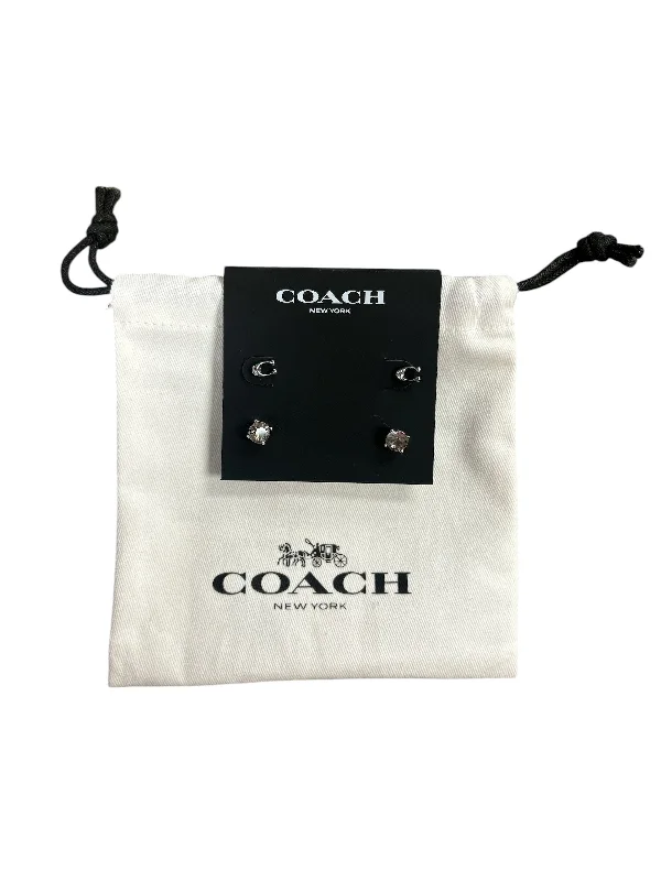 vintage stud earrings -Earrings Stud By Coach, Size: 04 Piece Set