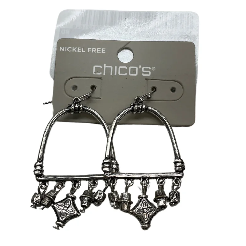 adjustable earrings for women -Earrings Dangle/drop By Chicos, Size: 02 Piece Set