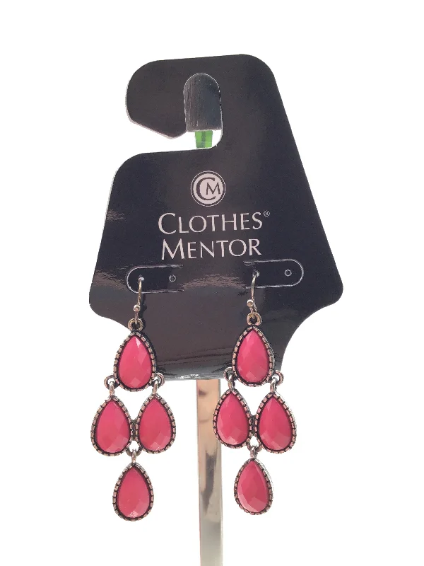 long drop earrings for women -Earrings Dangle/drop By Clothes Mentor