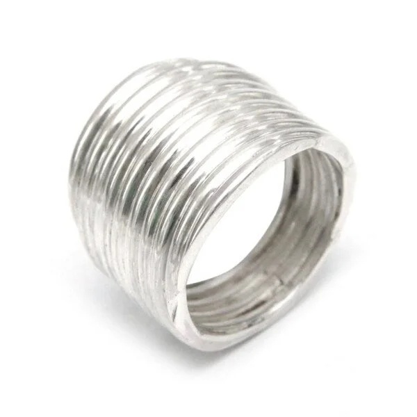 eternity rings with diamonds -Handmade Silver 'Andean Whirlwind' Ring (Peru)