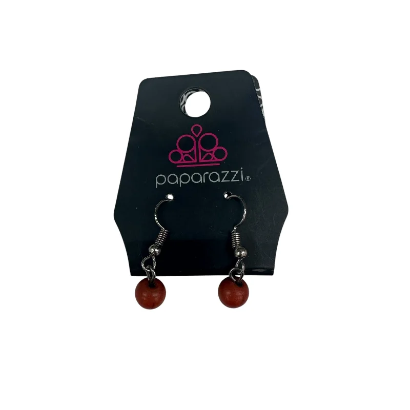 colorful earrings for women -Earrings Dangle/Drop By Paparazzi In Orange