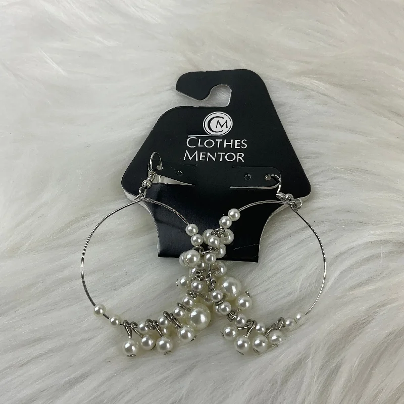 pearl earrings for women -Earrings Hoop By Clothes Mentor