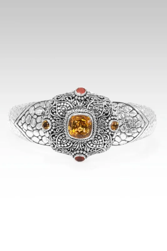 tennis bracelets for women -Plans To Prosper Cuff™ in Citrine