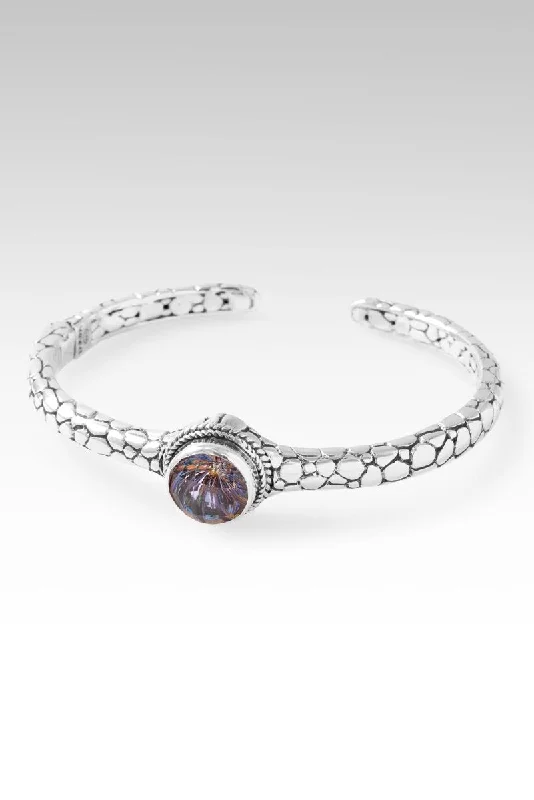 gemstone bracelets for women -Love One Another Cuff II™ in Northern Lights™ Mystic Quartz