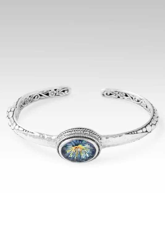 stackable bangle sets -Boundless Joy Cuff™ in Cockatoo Daze™ Mystic Quartz