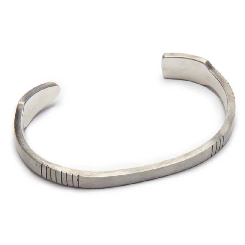 eco-friendly bracelets for women -Oxidized Arrow Cuff