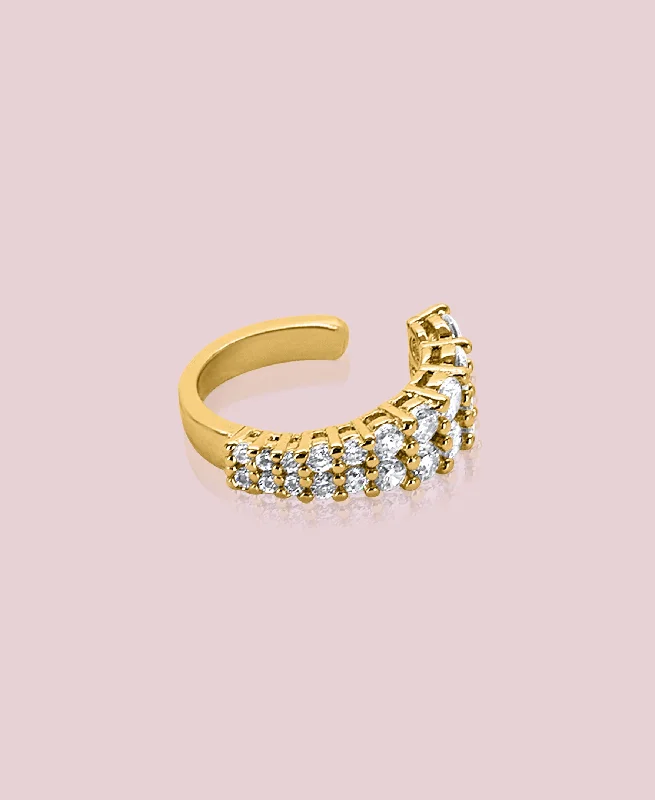 adjustable gold bracelets for women -THE AMO EAR CUFF