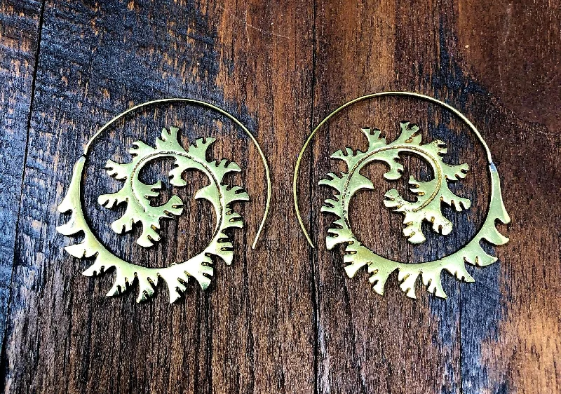 diamond earrings for women -Fern Forest Earrings