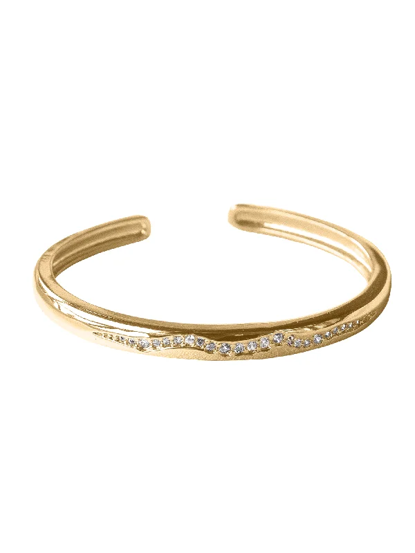 engraved bangles for women -Lily Baby Cuff