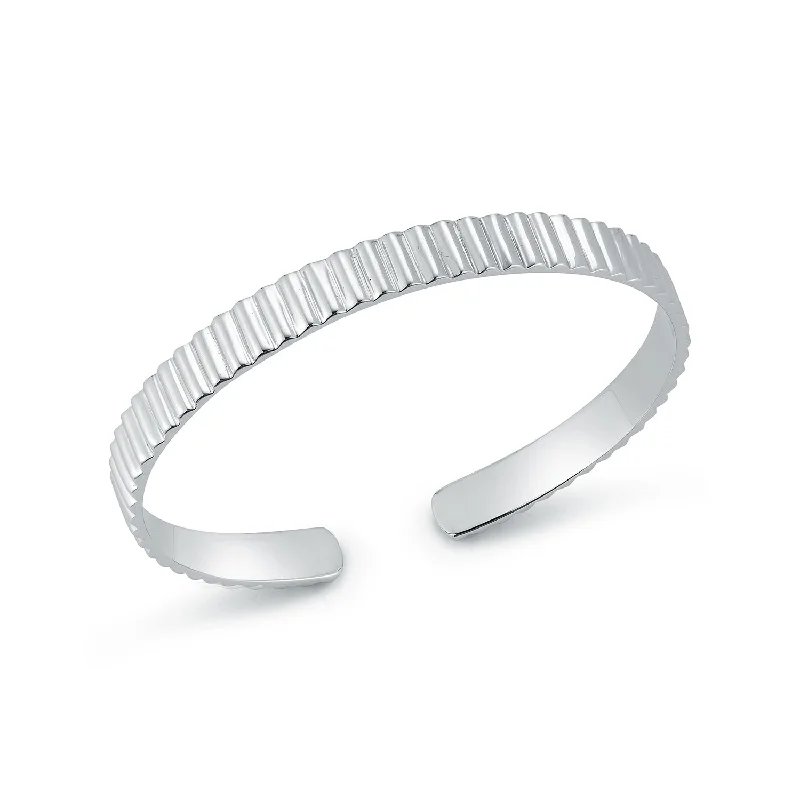 chic bangles for women -Ridge Cuff