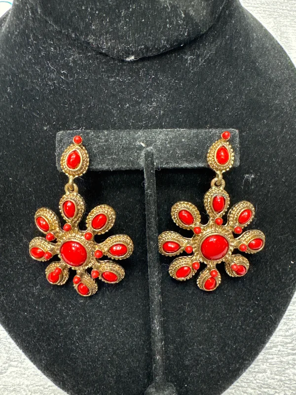 trendy earrings for women -Earrings Dangle/drop By Clothes Mentor