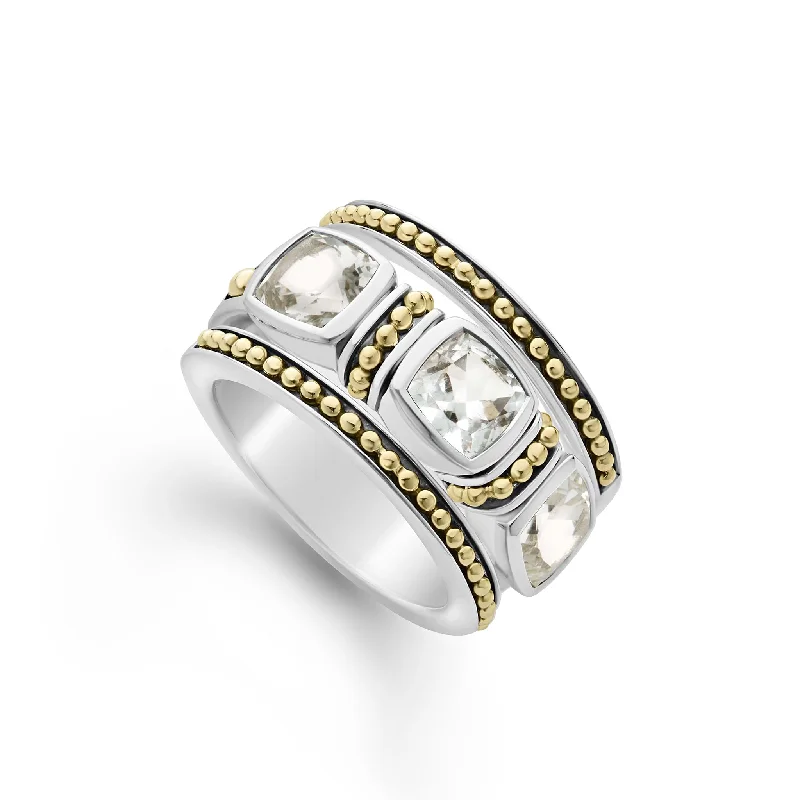 fashion wedding rings -Rittenhouse White Topaz Stacking Rings