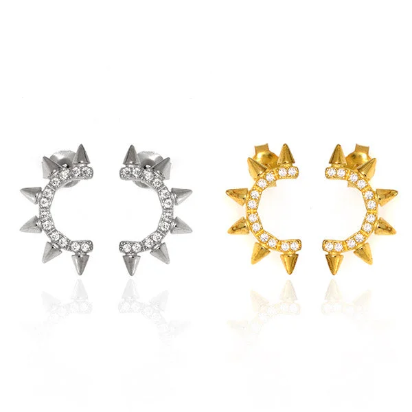 crystal stud earrings for women -Alina Stud