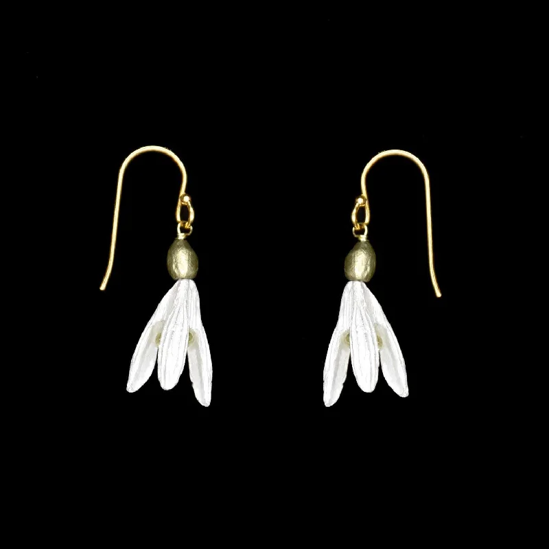 chunky earrings for women -Snowdrops Earrings - Wire