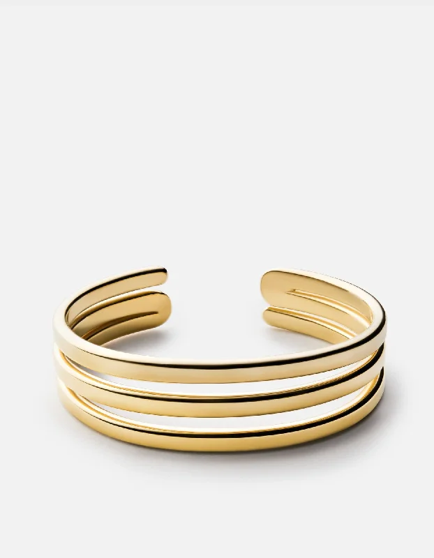 women's gold bangles -Expo Cuff, Gold