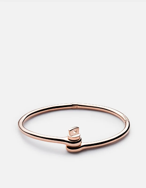 tennis bracelets for women -Thin Reeve Cuff, Rose