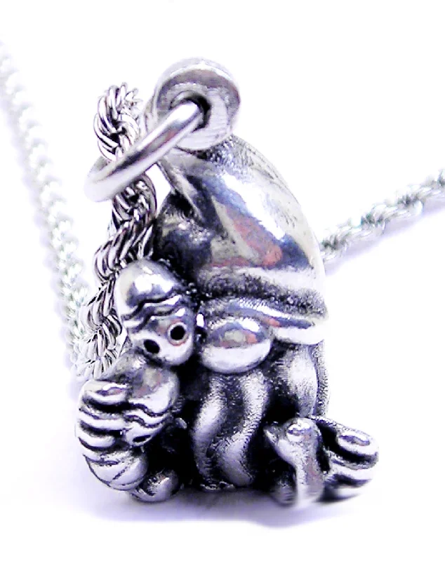 crystal pendant necklaces for women -Easter Gnome Single Charm Necklace