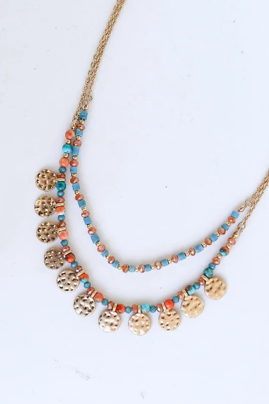 jewelry sets with necklaces -FINAL SALE - Molly Beaded Layered Necklace