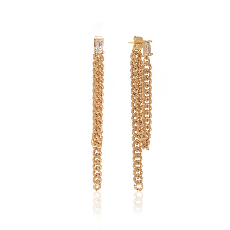 gold hoop earrings for women -Bonita Earring